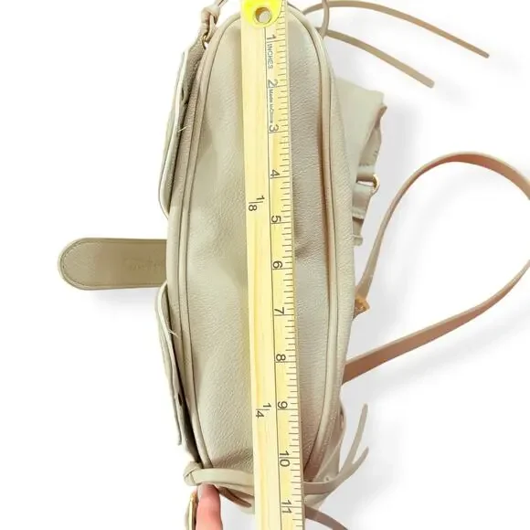 Betsey Johnson Festival RARE Gold Vegan Leather Butterfly Boho Y2K Crossbody Bag - Picture 11 of 14